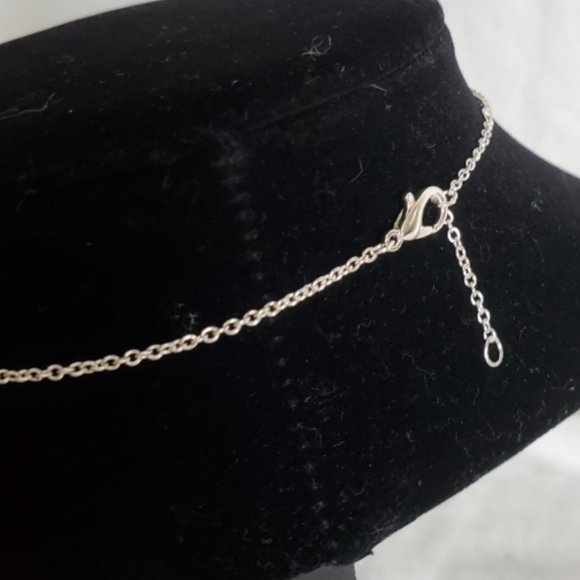 Natural Agate Crystal Necklace - Picture 3 of 4